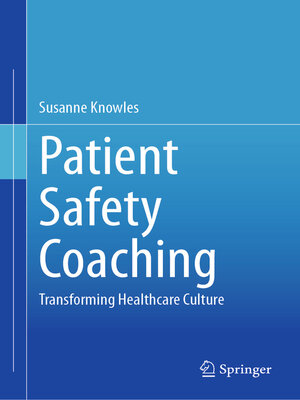 cover image of Patient Safety Coaching
